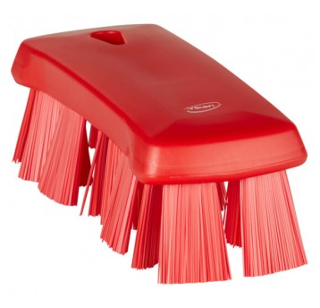 VIKAN Szczotka ręczna UST,176mm,twarda,czerwona