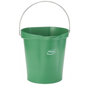VIKAN Wiadro wykr.detekt.metali,12 l, zielone