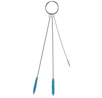 VIKAN Zestaw czysz.z 3szczotk,śr2,śr6,śr6 mm,150mm