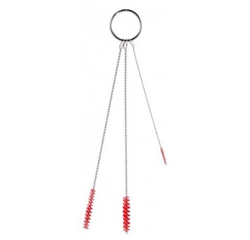 VIKAN Zestaw czysz.z 3szczotk,śr2,śr6,śr6 mm,150mm