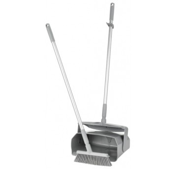 VIKAN Zestaw szufelka+zmiotka,350 mm,średni
