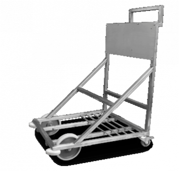 Wózek na mobilny punkt mycia – mały