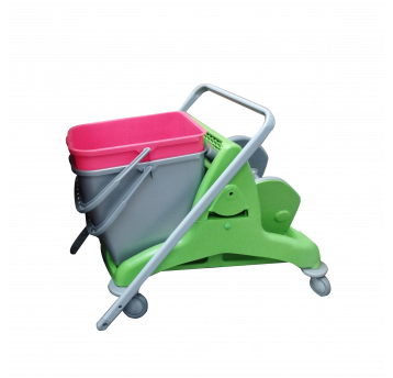 Wózek podwójny 2x25L zielony