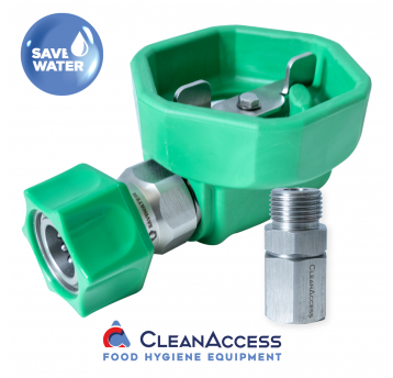 Zawór kulowy 1/2" w osł. gum. z szybkozłączem SW