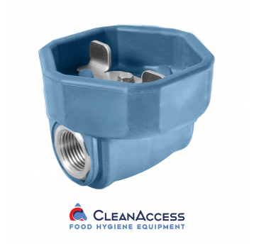 Zawór kulowy UH® 1/2'' w osłonie bezp.wykrywalnej