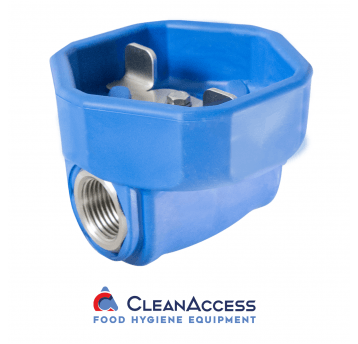 Zawór kulowy UH® 1/2'' w osłonie bezpiecznej niebi