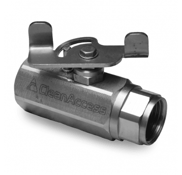 Zawór kulowy ULTRA HYGIENIC® 1/2" z motylkiem