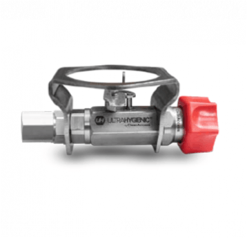 Zawór kulowy ULTRA HYGIENIC® 1/2"+ Złącze obrotowe