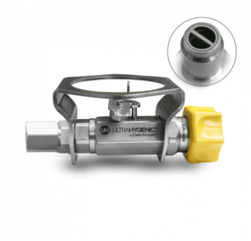 Zawór kulowy ULTRA HYGIENIC® 1/2"+ Złącze obrotowe