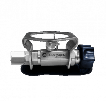 Zawór kulowy ULTRA HYGIENIC® 1/2"+ Złącze obrotowe