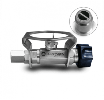 Zawór kulowy ULTRA HYGIENIC® 1/2"+ Złącze obrotowe