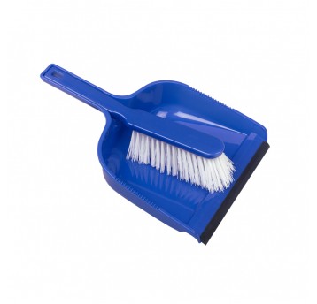 Zmiotka+szufelka komplet niebieski